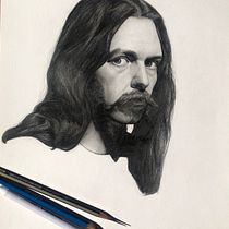 turned out quite different hmm. Traditional illustration, Fine Arts, Sketching, Pencil Drawing, Drawing, Portrait Drawing, Realistic Drawing, Artistic Drawing, and Figure Drawing project by Harim Kim - 11.11.2021