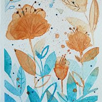 My project in Artistic Floral Watercolor: Connect with Nature course. Ilustração tradicional, Pintura, Pintura em aquarela e Ilustração botânica projeto de Ira - 11.11.2021