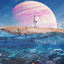 Lightyears Away. Een project van Fotografie, Collage, Retoucheren van foto's, Artistieke fotografie, Fotografische compositie y Fotomontage van mridulsarkarofficial - 08.11.2021