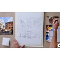 Il mio progetto del corso: Tecniche moderne di acquerello paesaggistico. Un progetto di Pittura, Pittura ad acquerello, Illustrazione tradizionale, Paesaggismo, Street Art, Creatività, Disegno artistico, Sketchbook e Pittura gouache di Roberto Zangarelli - 11.11.2021