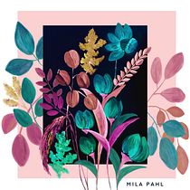 Mi Proyecto del curso: Diseño y creación de composiciones florales. Un progetto di Interior design, Paesaggismo, Interior Design, DIY, Design floreale e vegetale e Illustrazione tradizionale di milapahl - 11.11.2021
