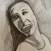 My project in Artistic Portrait Drawing: Capture Authentic Expressions course. Un projet de Esquisse , Dessin au cra, on, Dessin , et Dessin de portrait de Tracy Davey - 12.11.2021