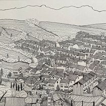 Mi Proyecto del curso: Urban Sketching: expresa tu mundo con una nueva perspectiva. Un projet de Illustration traditionnelle, Esquisse , Dessin, Aquarelle, Illustration architecturale , et Carnet de croquis de Marc Grané - 12.11.2021