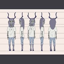 My project in Character Design for Animation with Photoshop course. Animation, Character Animation, and Character Design project by Giulia Franchina - 11.12.2021