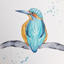 Mi Proyecto del curso: Acuarela artística para ilustración de aves. Traditional illustration, Watercolor Painting, Realistic Drawing, and Naturalistic Illustration project by Adriana Salgado - 11.12.2021