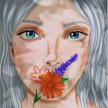 My project in Digital Fantasy Portraits with Photoshop course. Traditional illustration, Drawing, Digital Illustration, Portrait Drawing, Digital Drawing, and Digital Painting project by Paulina K - 11.12.2021