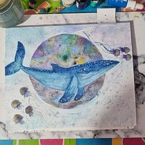 Mi Proyecto del curso: Técnicas modernas de acuarela. Traditional illustration, Fine Arts, Painting, and Watercolor Painting project by Azucena Royo Simón - 11.12.2021