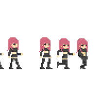 Mi Proyecto del curso: Introducción al diseño de personajes en pixel art. Un progetto di Character design, Videogiochi, Pixel art e Progettazione di videogiochi di David Ugalde - 13.11.2021