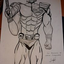 Mi Proyecto del curso: Ilustración para cómics: anatomía de un superhéroe. Ilustração tradicional, Design de personagens, Comic, Desenho a lápis, e Desenho anatômico projeto de Jarry - 13.11.2021