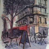 Mon projet du cours : Dessin architectural à l’aquarelle et à l’encre. Sketching, Drawing, Watercolor Painting, Architectural Illustration, Sketchbook & Ink Illustration project by Murilo Cappi - 11.13.2021