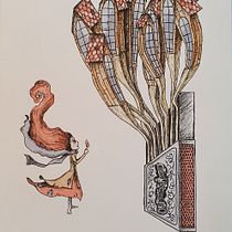 My project in Illustrated Stories: From Idea to Paper course. Traditional illustration, Fine Arts, Painting, Pencil Drawing, Drawing, Watercolor Painting, Children's Illustration, and Narrative project by susan_sto_helit - 11.14.2021