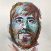 Mein Kursprojekt: Artistische Aquarellporträts. Painting, Watercolor Painting, and Portrait Drawing project by Bea - 11.14.2021