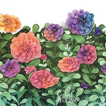 Mein Kursprojekt: Schöpfung von Farbpaletten mit Aquarell. Un progetto di Illustrazione tradizionale, Belle arti, Pittura, Pittura ad acquerello e Teoria del colore di Yvonne Matern - 14.11.2021
