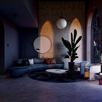 My project in Photorealism for Interior Spaces with Lumion course. Arquitetura, Modelagem 3D, Arquitetura digital, 3D Design, e Visualização arquitetônica projeto de Sara Nagy - 13.11.2021