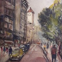 Mi Proyecto del curso: Paisajes urbanos en acuarela Ein Projekt aus dem Bereich Bildende Künste und Architektonische Illustration von José Vicente Merino Hernández - 14.11.2021