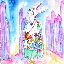 Mi Proyecto del curso: Creación de personajes antropomorfos. Traditional illustration, Character Design, Drawing, Digital Illustration, and Watercolor Painting project by Imelda Montiel - 11.11.2021