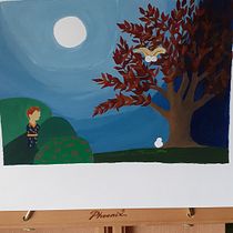 Mon projet du cours : Initiation à la gouache : voyage coloré au Japon. Ilustração tradicional, Artes plásticas, Pintura, e Pintura guache projeto de mariefrance_louise - 15.11.2021