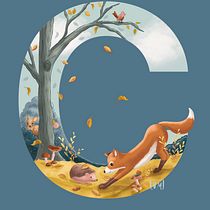 Mein Kursprojekt: Illustrationen für Kinder: Gestalte eine dekorative Typografie. Children's Illustration, Digital Illustration, Lettering, and Narrative project by vanini - 11.15.2021