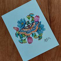 Mi Proyecto del curso: Dibujo y composición naturalista en acuarela. Drawing, Traditional illustration, Naturalistic Illustration, and Watercolor Painting project by Ana Karen Celis Quijano - 11.15.2021