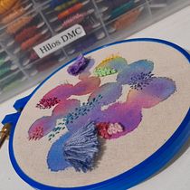 Mi Proyecto del curso: Técnicas básicas de bordado y acuarela. Painting, Watercolor Painting, and Embroider project by Maria Fernanda Diaz Villegas - 11.16.2021