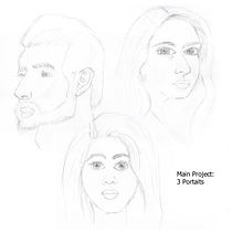 My project in Portrait Sketchbooking: Explore the Human Face course . % shannon_dulnuan tarafından hazırlanan Eskiz çizimi, Çizim, Portre Çizimi, Sanatsal Çizim, Ve Eskiz defteri projesi - 11.13.2021