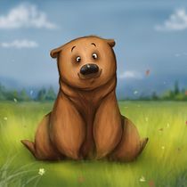 My project in Character Design: Teddy . Traditional illustration, Character Design, Drawing, and Digital Illustration project by Katsiaryna Lukashevich - 09.23.2021