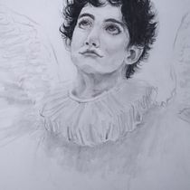 My project in Realistic Portrait with Graphite Pencil course. Traditional illustration, Fine Arts, Sketching, Pencil Drawing, Drawing, Portrait Drawing, Realistic Drawing, Artistic Drawing, and Figure Drawing project by Asya Gelman Sapozhnikova - 11.15.2021