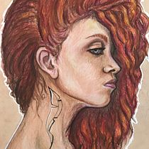 My project in Illustration with Pastel and Coloured Pencils course. Un progetto di Illustrazione tradizionale, Belle arti, Disegno a matita, Disegno, Disegno di ritratti, Disegno realistico e Disegno artistico di Lianne Arends - 16.11.2021
