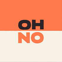OH NO!. Animação, Animação 3D, Motion Graphics, e Tipografia projeto de Tomas Morren - 14.11.2021