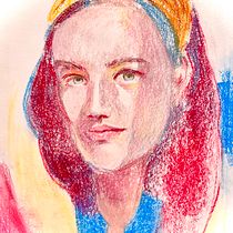 My project in Expressive Portrait Drawing with Soft Pastels course. Traditional illustration, Fine Arts, Drawing, Portrait Drawing, and Artistic Drawing project by sunday71234 - 11.16.2021