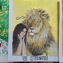 My project in Acrylic Illustration: Create a Magical Universe  course. Creativit, Traditional illustration, Painting, Acr, and lic Painting project by Nina Gotua - 11.17.2021