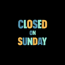 CLOSED ON SUNDAY. Animação, Animação 3D, Motion Graphics, e Tipografia projeto de Pearse O'Halloran - 17.11.2021