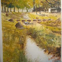 Mi Proyecto del curso: Paisajes naturales en acuarela. Projekt z dziedziny Malowanie akwarelą,  Sztuki piękne i  Malarstwo użytkownika jariaslombo - 17.11.2021