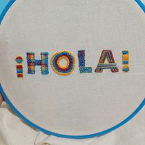 Mi Proyecto del curso: Letras bordadas: el hilo como herramienta gráfica. Embroider project by Carolina Ospina Tenorio - 11.13.2021