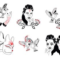 Mi Proyecto del curso: Diseño de tatuaje de autor con Procreate. Ilustração tradicional, Design gráfico, Desenho, Ilustração digital, Desenho de tatuagens, e Desenho digital projeto de silvia vazquez uranga - 17.11.2021