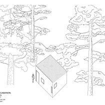 Mon projet du cours : Introduction au dessin d’architecture sur AutoCAD Ein Projekt aus dem Bereich Architektur, Innenarchitektur, Innendesign, L, schaftsbau, Architektonische Illustration und ArchVIZ von Helena Laloux - 18.11.2021