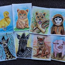 My project in Expressive Animal Portraits in Watercolor course. Un projet de Illustration traditionnelle, Aquarelle, Dessin réaliste et Illustration naturaliste de Juliana Buglia - 18.11.2021