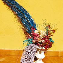 Mi diseño de centro con flores secas. Moulin Rouge    . Interior Design, L, scape Architecture, Decoration, DIY, Floral, and Plant Design project by Nayra Figueroa Carrión - 11.16.2021
