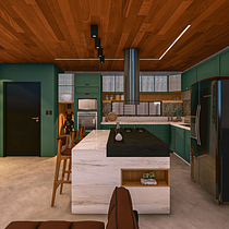 Loft 0917 - Recife, BR - 2021. . Un projet de Architecture d'intérieur, Design d'intérieur , et Décoration d'intérieur de Mauro Saraiva - 19.11.2021
