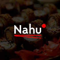 Nahu - Culinária Japonesa - Brand Identity. Un proyecto de Br, ing e Identidad, Consultoría creativa, Marketing, Creatividad, Diseño de logotipos, Diseño, Diseño gráfico, Diseño de producto, Tipografía, Naming y Pattern Design de olintoemmanuel - 30.10.2021