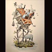 My project in Illustrated Stories: From Idea to Paper course. Traditional illustration, Fine Arts, Painting, Pencil Drawing, Drawing, Watercolor Painting, Children's Illustration, and Narrative project by Eric Leyland - 11.18.2021