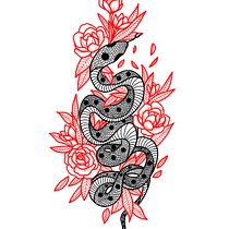Mój projekt z kursu: Tatuaż dla początkujących. Tattoo Design project by nicole_rozynek_97 - 11.19.2021