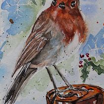 My project in Artistic Watercolor Techniques for Illustrating Birds course. Traditional illustration, Watercolor Painting, Realistic Drawing, and Naturalistic Illustration project by livlobgoog - 11.19.2021