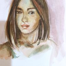 Il mio progetto del corso:  Ritratti ad acquerello: cattura la personalità del tuo soggetto. Fine Arts, Painting, Watercolor Painting, and Portrait Drawing project by Gabriella Fabozzi - 11.19.2021