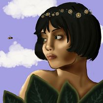 Mi Proyecto del curso: Retratos digitales de fantasía con Photoshop. Traditional illustration, Drawing, Digital Illustration, Portrait Drawing, Digital Drawing, and Digital Painting project by Laura Fdz. Mellado - 11.19.2021