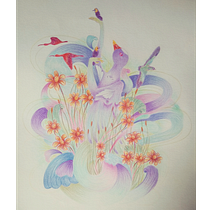 Ilustración surrealista inspirada en la naturaleza. Traditional illustration, Pencil Drawing, Drawing, Artistic Drawing, and Naturalistic Illustration project by Maria Alejandra Nuñez Salazar - 11.19.2021