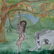 Mi Proyecto del curso: Animalario botánico: acuarela, tinta y grafito. Traditional illustration, Fine Arts, Painting, Drawing, Watercolor Painting, Botanical Illustration, Ink Illustration, and Naturalistic Illustration project by Jarry - 11.19.2021