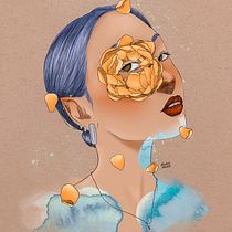 My project in Illustrated Portraits with Procreate course. Ilustração tradicional, Ilustração vetorial, Ilustração digital, e Desenho de retrato projeto de studiomoor - 20.11.2021