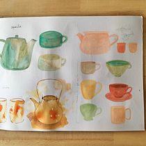 Mon projet du cours : Techniques d’illustration pour débloquer votre créativité. Design, Traditional illustration, Fine Arts, Painting, Creativit, Creating with Kids, and Sketchbook project by Aude Alliot - 11.20.2021