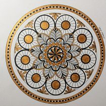 Mi Proyecto del curso: El arte de dibujar mandalas: crea patrones geométricos. Drawing & Ink Illustration project by Isabel Barrau - 11.20.2021